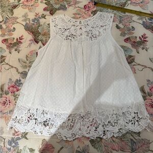 Bella Luxx White Lace Blouse